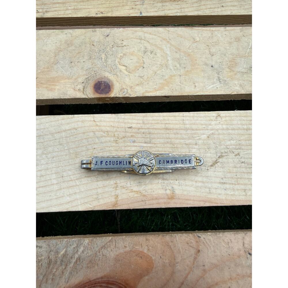 VTG Cambridge Fire Department Tie Bar-Coughlin Personalize FiremanClip